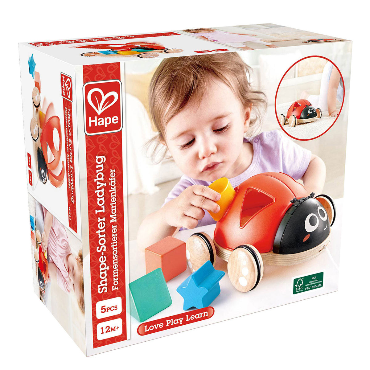 Hape Vauvalelu Lajitteluleppäkerttu