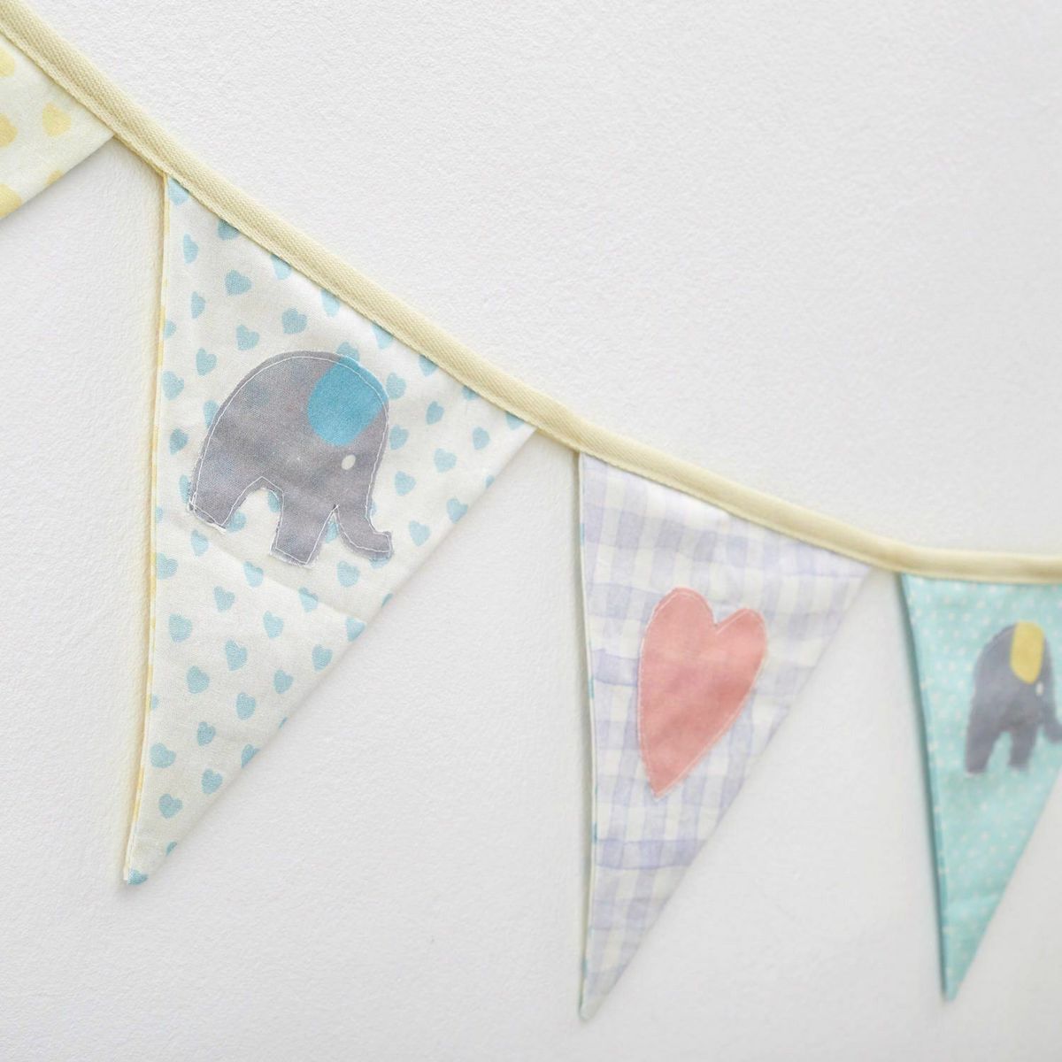 Baby Button Bag, Bunting Kit