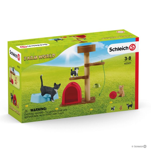 Schleich Farm World Leikkihetki Söpöjen Kissojen Kanssa