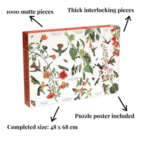 Penny Puzzle Birds and Nectar 1000 Palan Vintage Palapeli