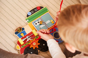Wacky Wonders - Busy Board/Aktiviteettilauta Juna