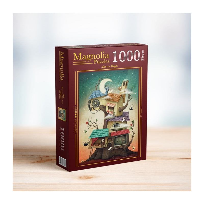 Magnolia Puzzles 1000 Palan Palapeli House on the Tree