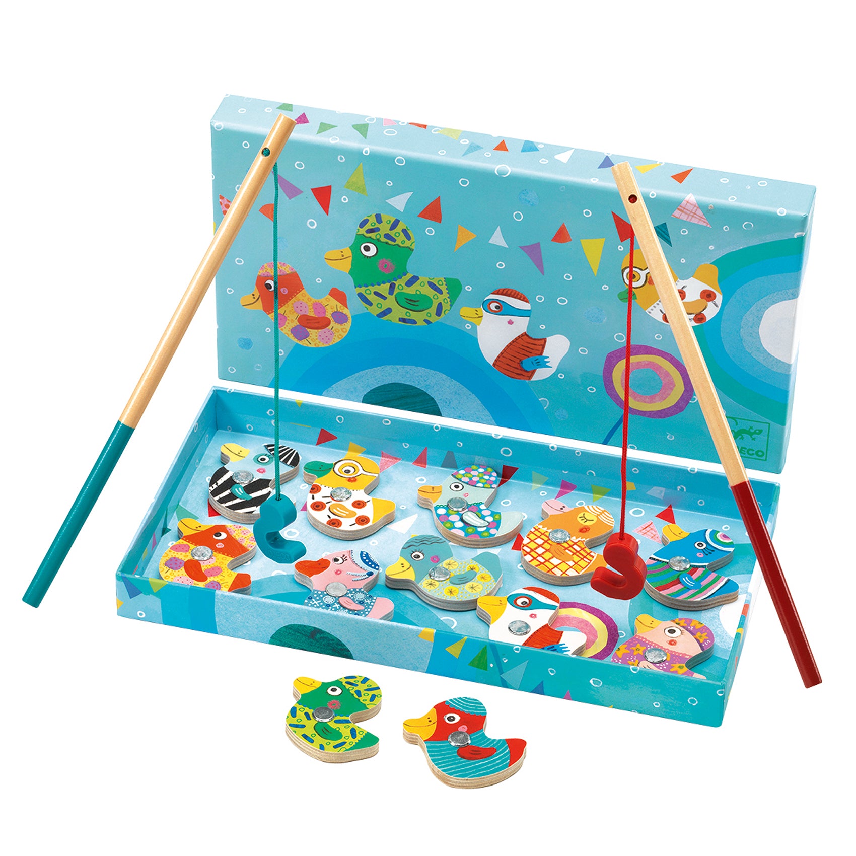 Djeco Magneettinen Kalastuspeli Fishing Ducks