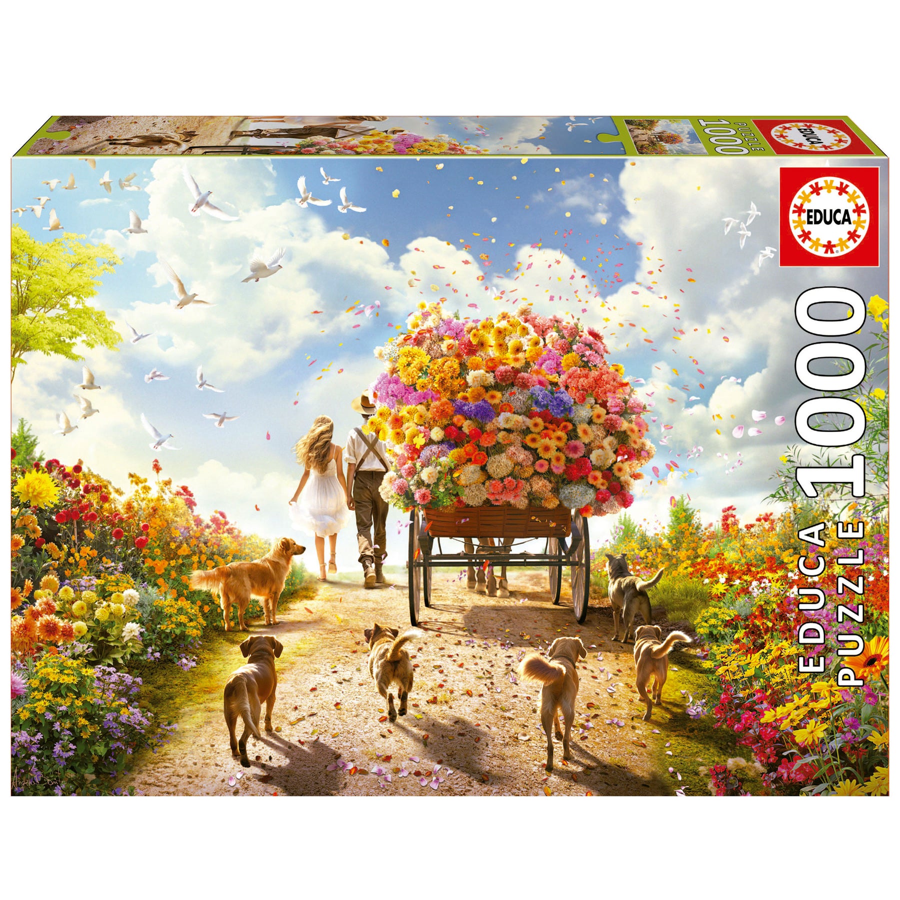 Educa Carrying Flowers 1000 Palan Palapeli