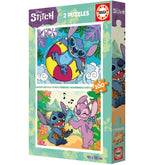 Educa Disney Stitch 2 x 100 Palan Palapeli