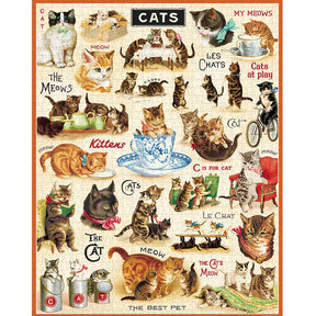 Cavallini & Co. Vintage Puzzle 1000 palaa Vintage Cats