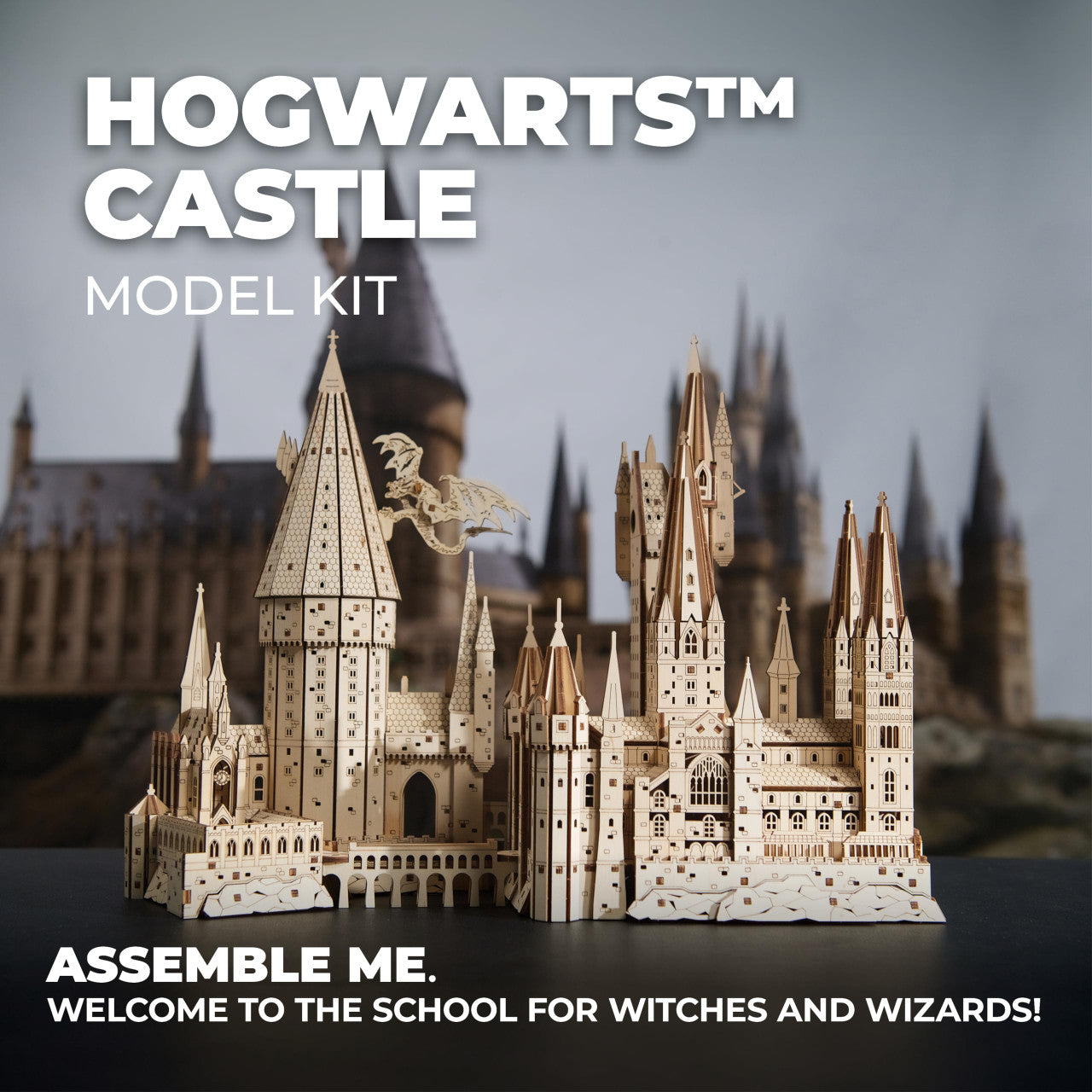 Ugears Rakennussarja Harry Potter Hogwarts Castle