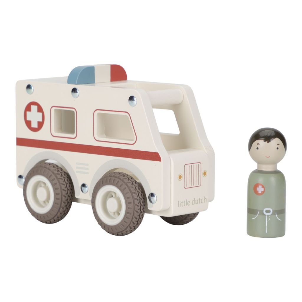 Little Dutch Puinen Ambulanssi Hahmolla