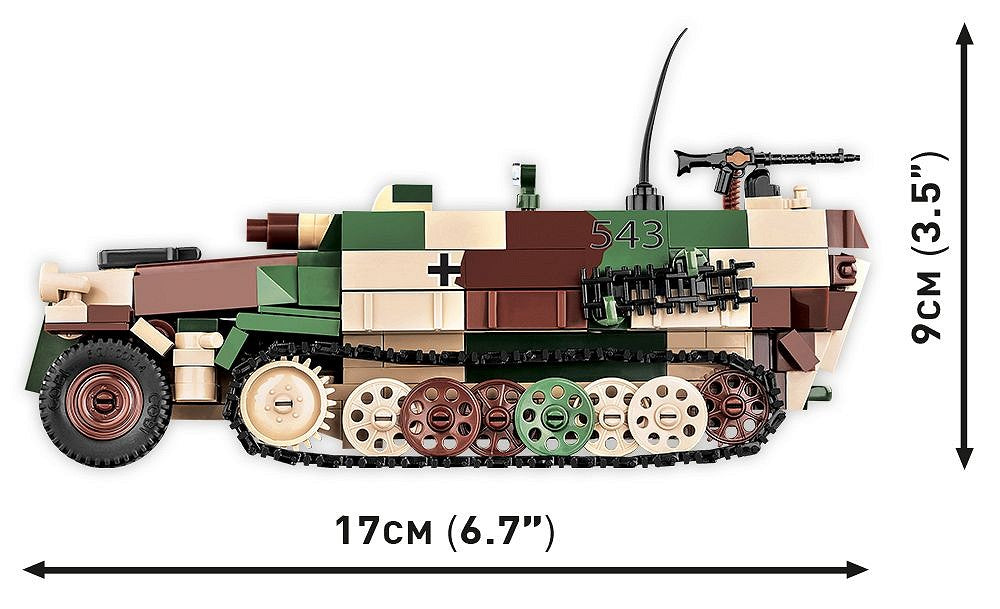 Cobi 2283 Sd.Kfz. 251/9 "Stummel" Koottava