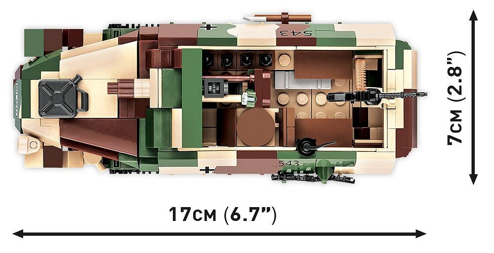 Cobi 2283 Sd.Kfz. 251/9 "Stummel" Koottava