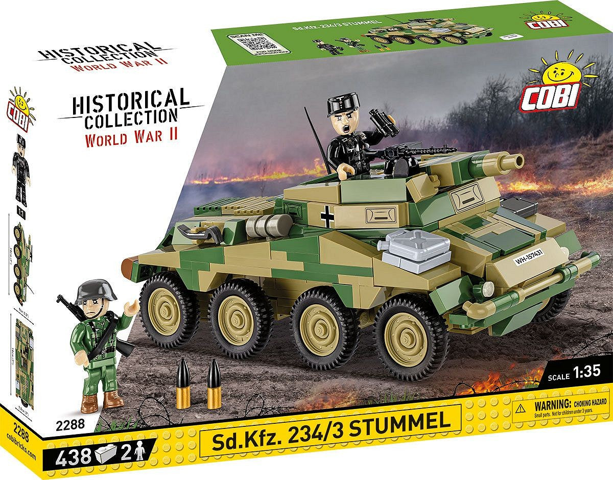 Cobi 2288 Sd.Kfz. 234/3 Stummel Koottava Panssarivaunu