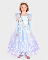 Den Goda Fen Jääprinsessa "Frozen" Mekko Sininen 98-104 cm