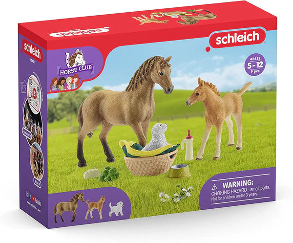 Schleich 42432 Sarahin Eläinhoitosetti
