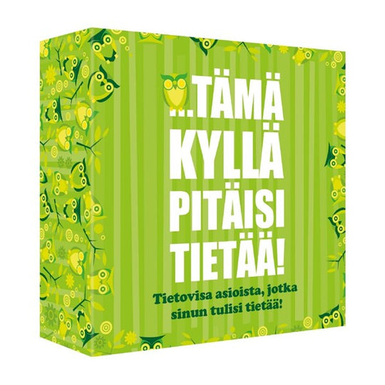 Tämä Kyllä Pitäisi Tietää! Peli