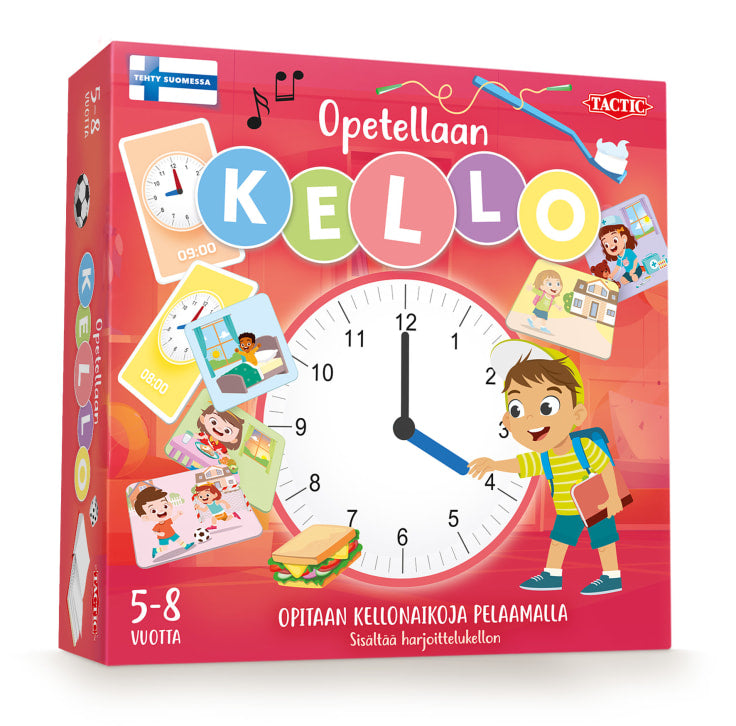 Opetellaan Kello Peli