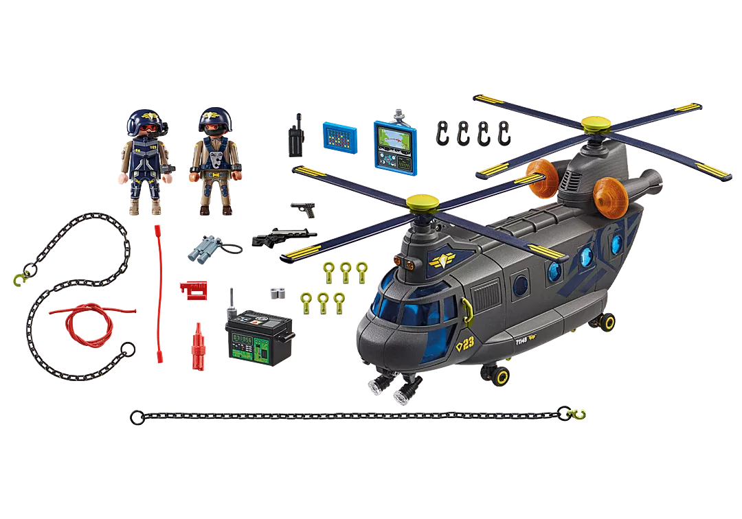 Playmobil City Action 71149 Tactical Unit Pelastushelikopteri