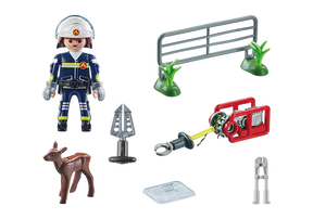 Playmobil Action Heroes 71467 Palomies ja Eläimenpelastus