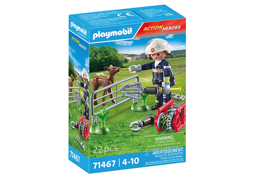 Playmobil Action Heroes 71467 Palomies ja Eläimenpelastus