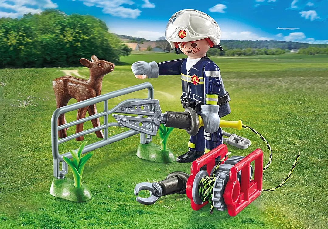 Playmobil Action Heroes 71467 Palomies ja Eläimenpelastus