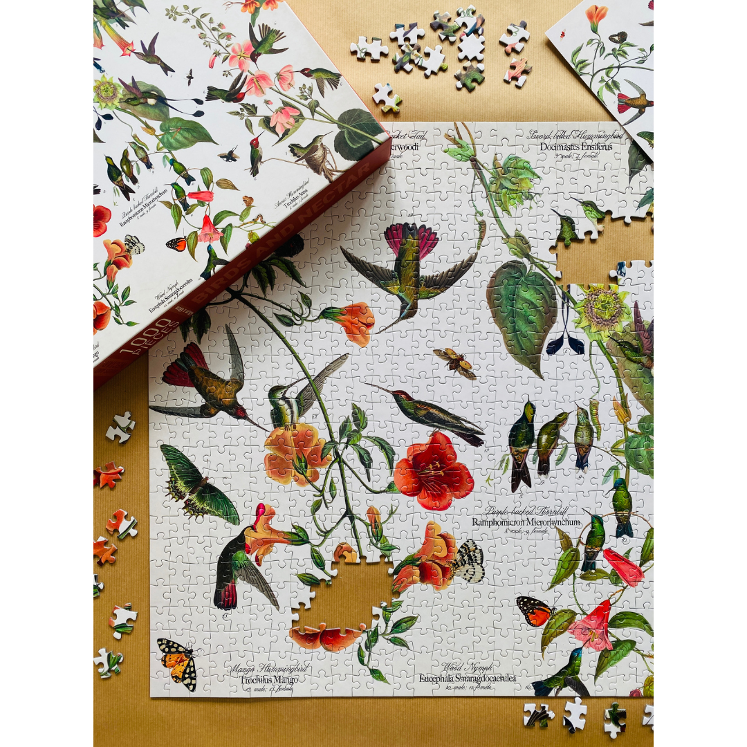 Penny Puzzle Birds and Nectar 1000 Palan Vintage Palapeli