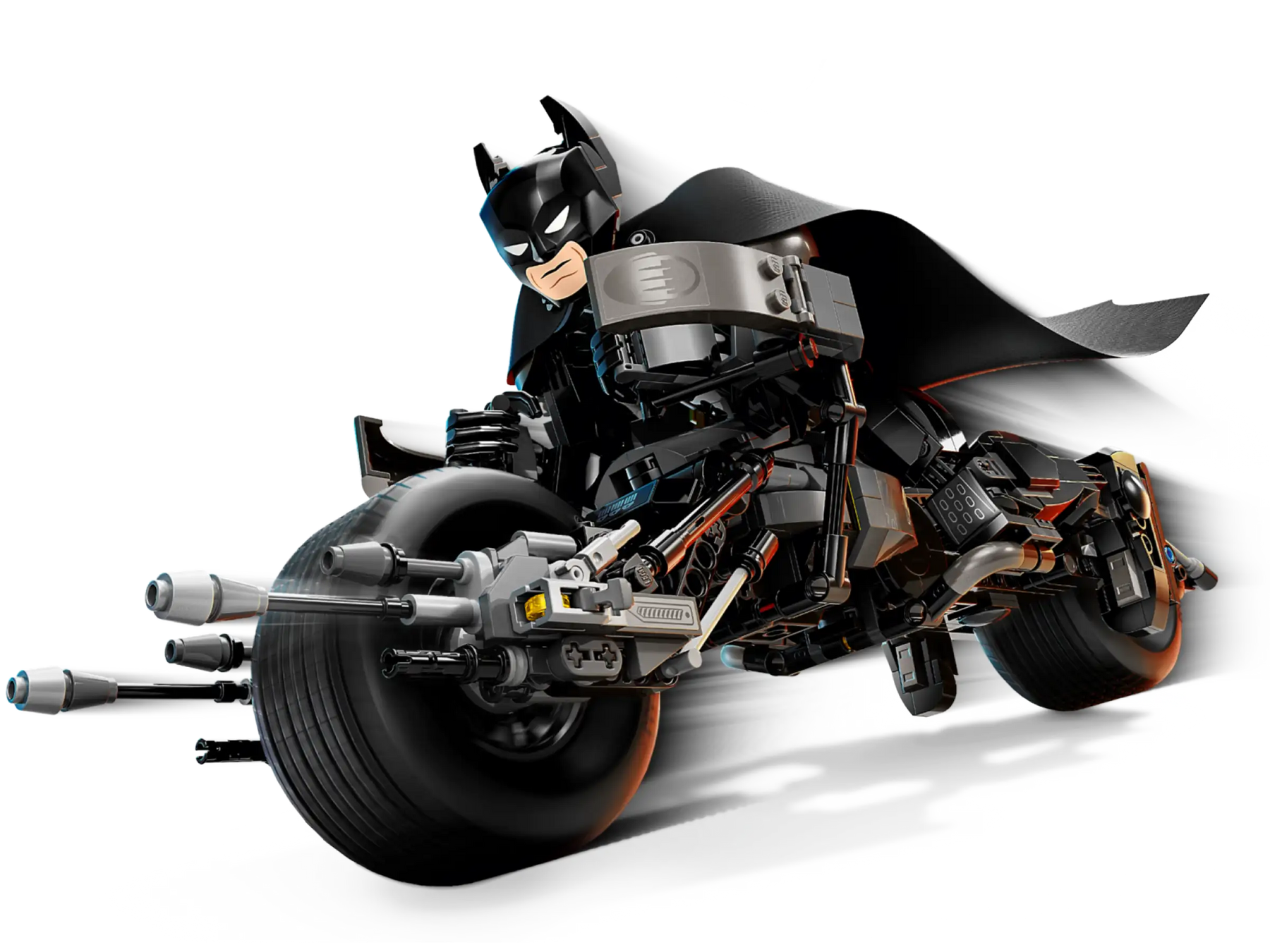 LEGO Batman 76273 Rakennettava BatmanTM-hahmo ja Batpod-pyörä