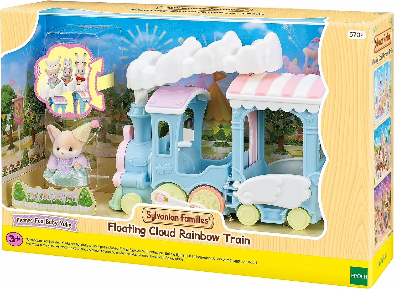 Sylvanian Families 5702 Keinuva Sateenkaarijuna