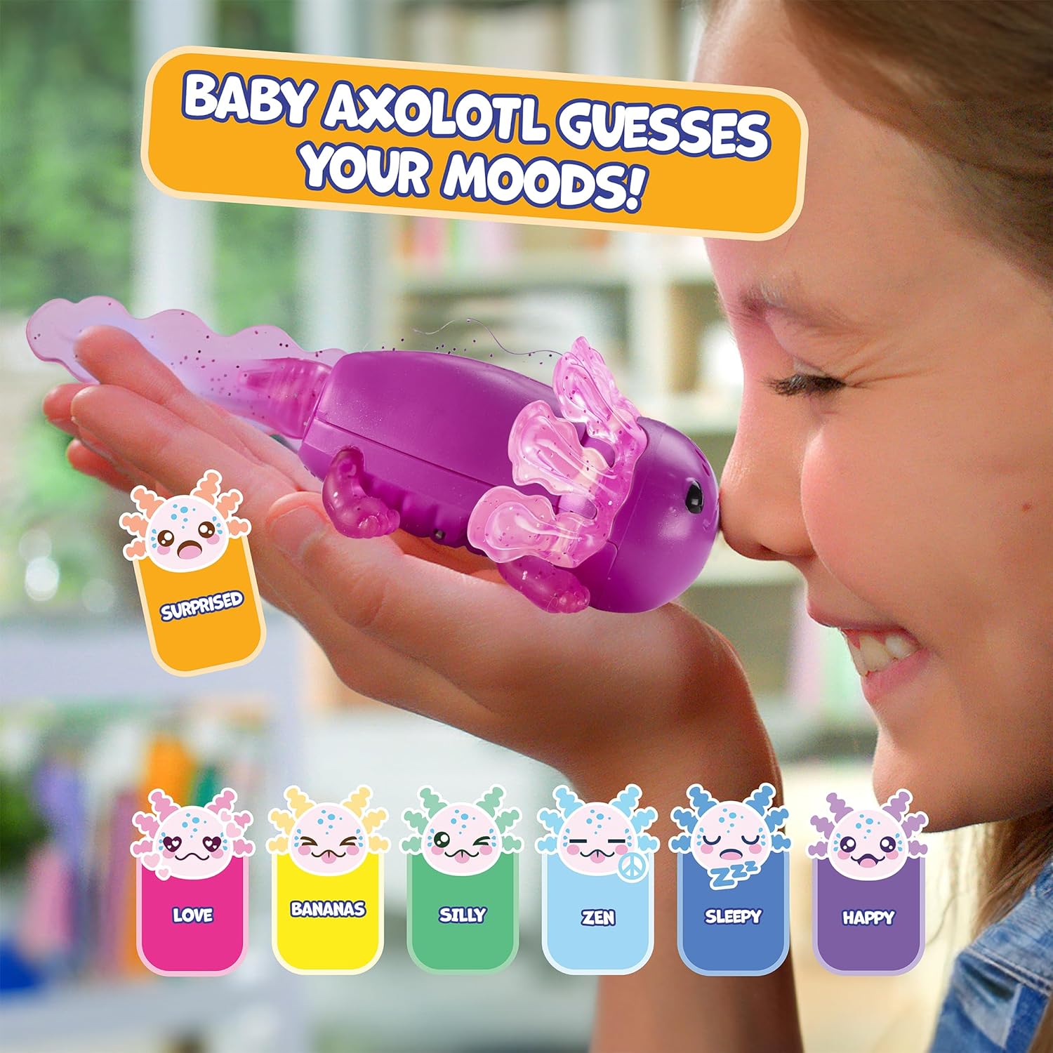 Fingerlings Interaktiivinen Aksolotli Glitter