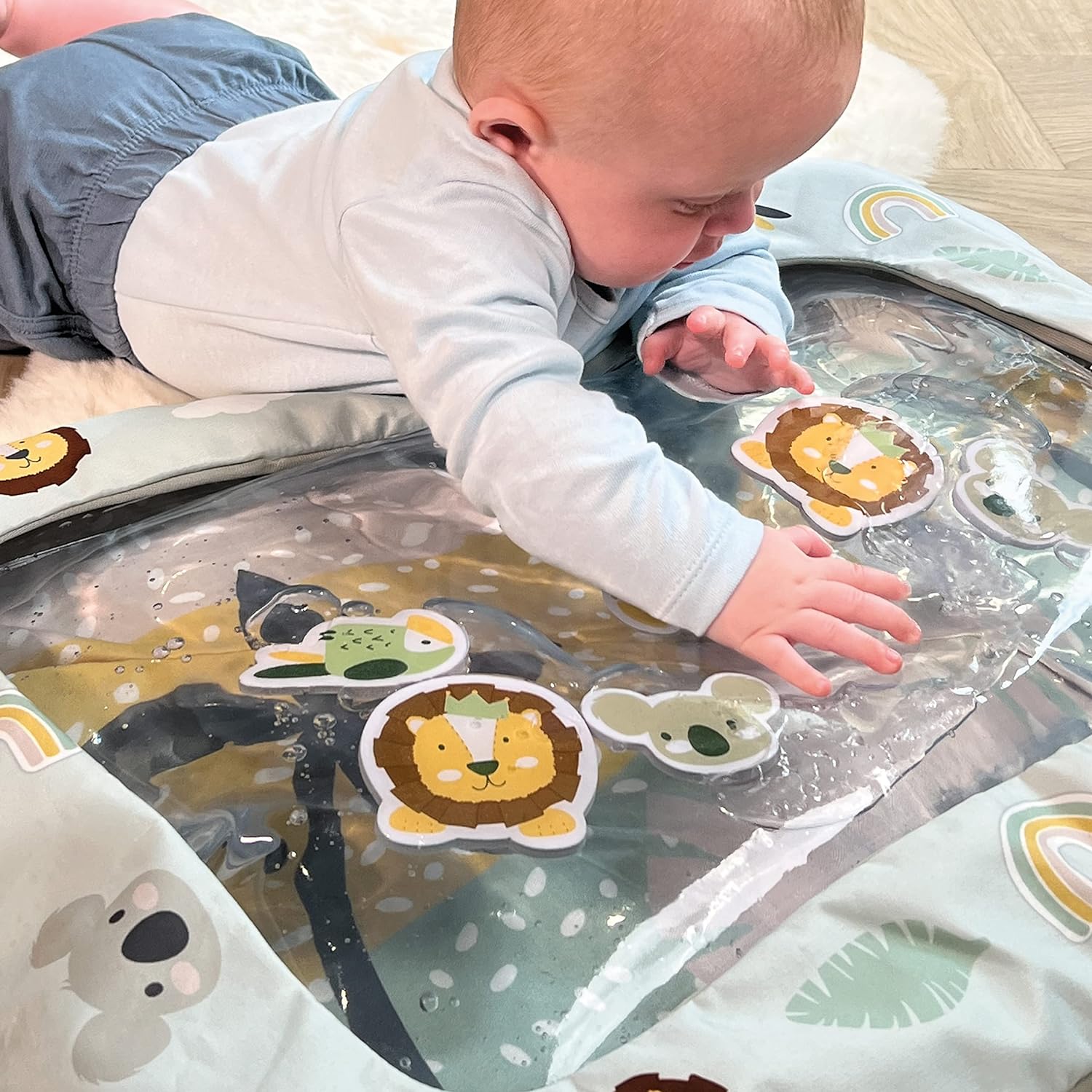 Nuby Sensory Mat Vesimatto Villieläimet