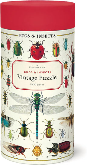 Cavallini & Co. Vintage Puzzle 1000 palaa Bugs & Insects