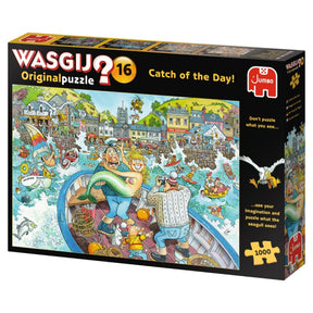 Wasgij Destiny 1000 Palan Palapeli nro 16 Catch Of The Day!