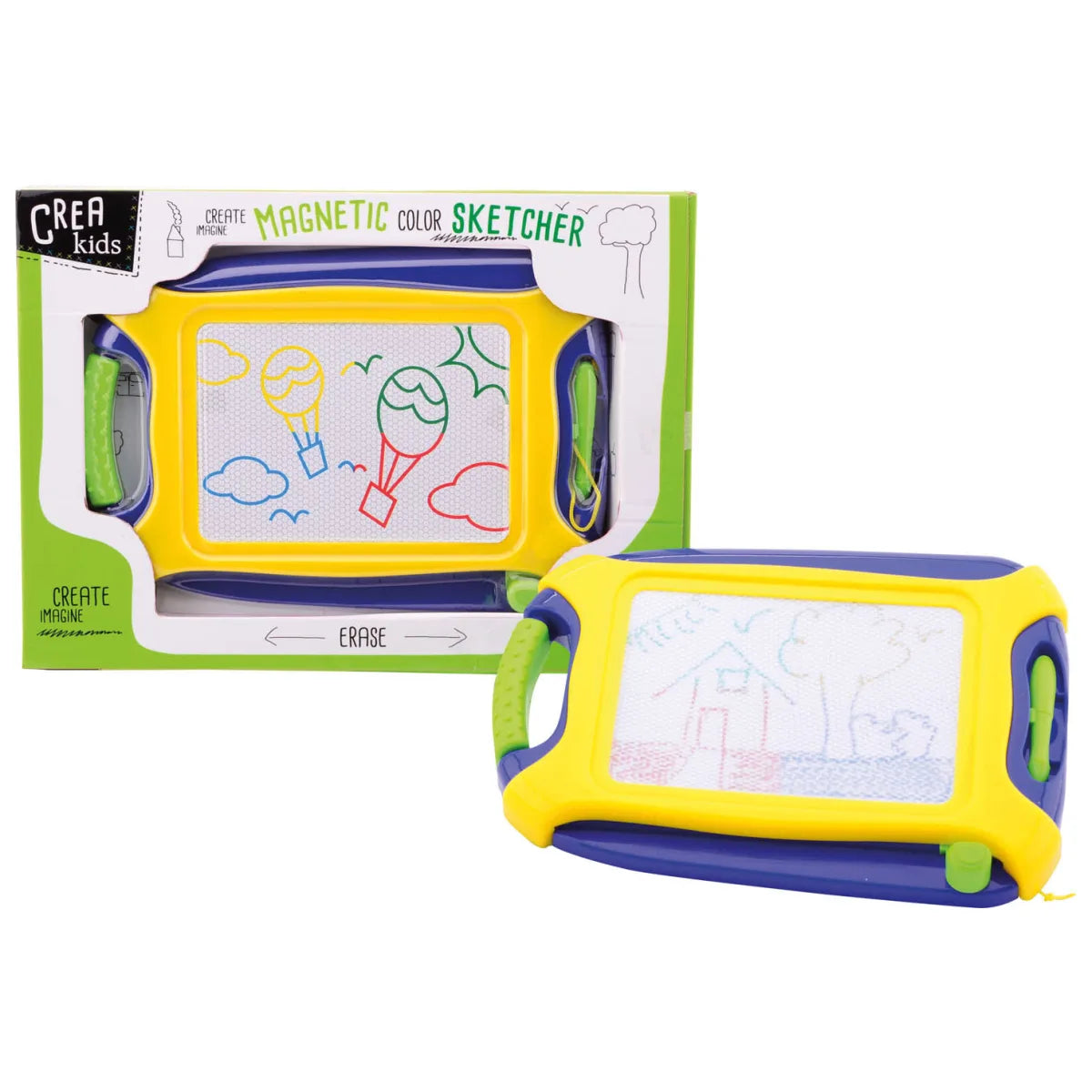 Crea Kids Pieni Magneettinen Piirustustaulu Väreillä 