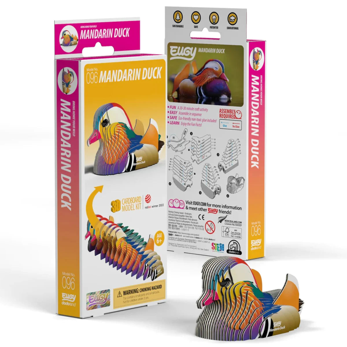 EUGY 3D Koottava Mandariinisorsa