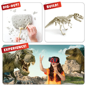 Abacus Interaktiivinen Puuhasetti VR Dinosaurusten Kaivaukset