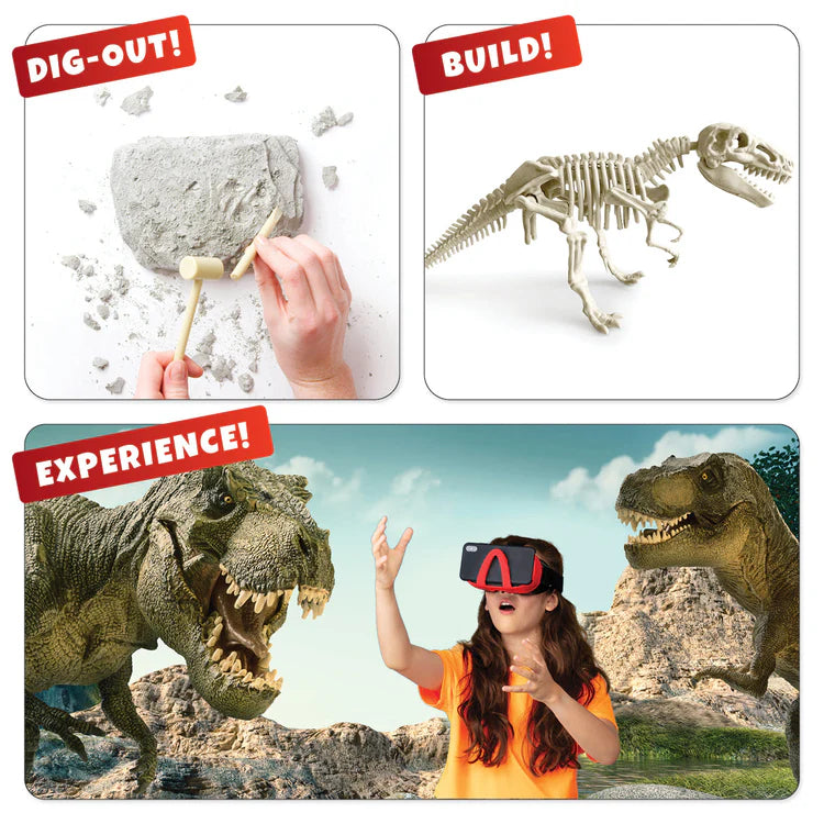 Abacus Interaktiivinen Puuhasetti VR Dinosaurusten Kaivaukset