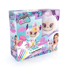 Airbrush Plush Cutie Monster Maalattava Pehmolelu