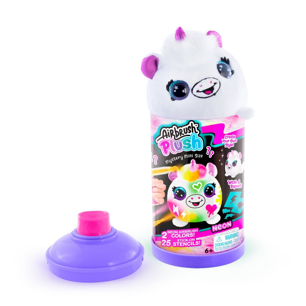 Airbrush Plush Neon Värjättävä Minipehmo