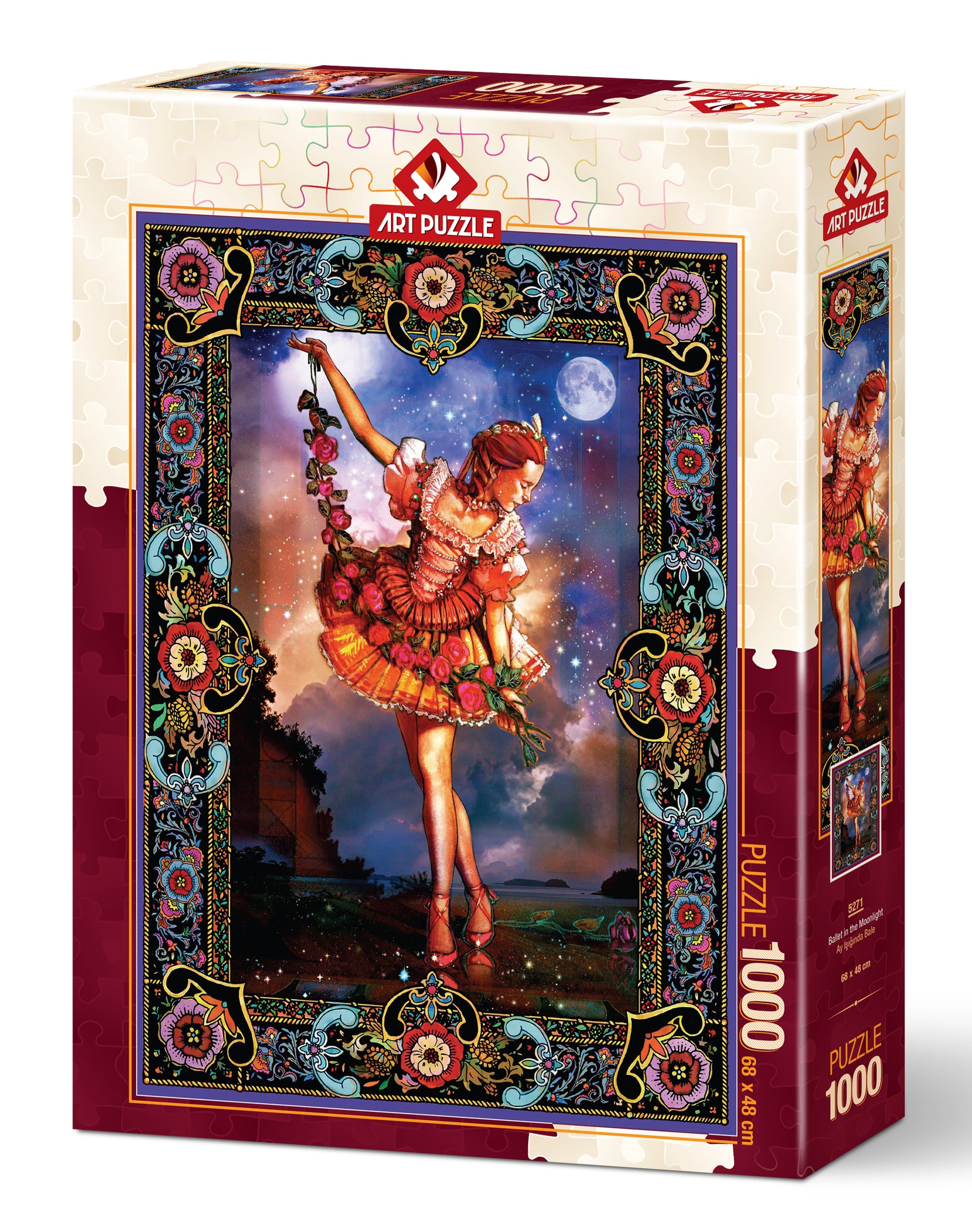 Art Puzzle 1000 Palan Palapeli Ballet In The Moonlight