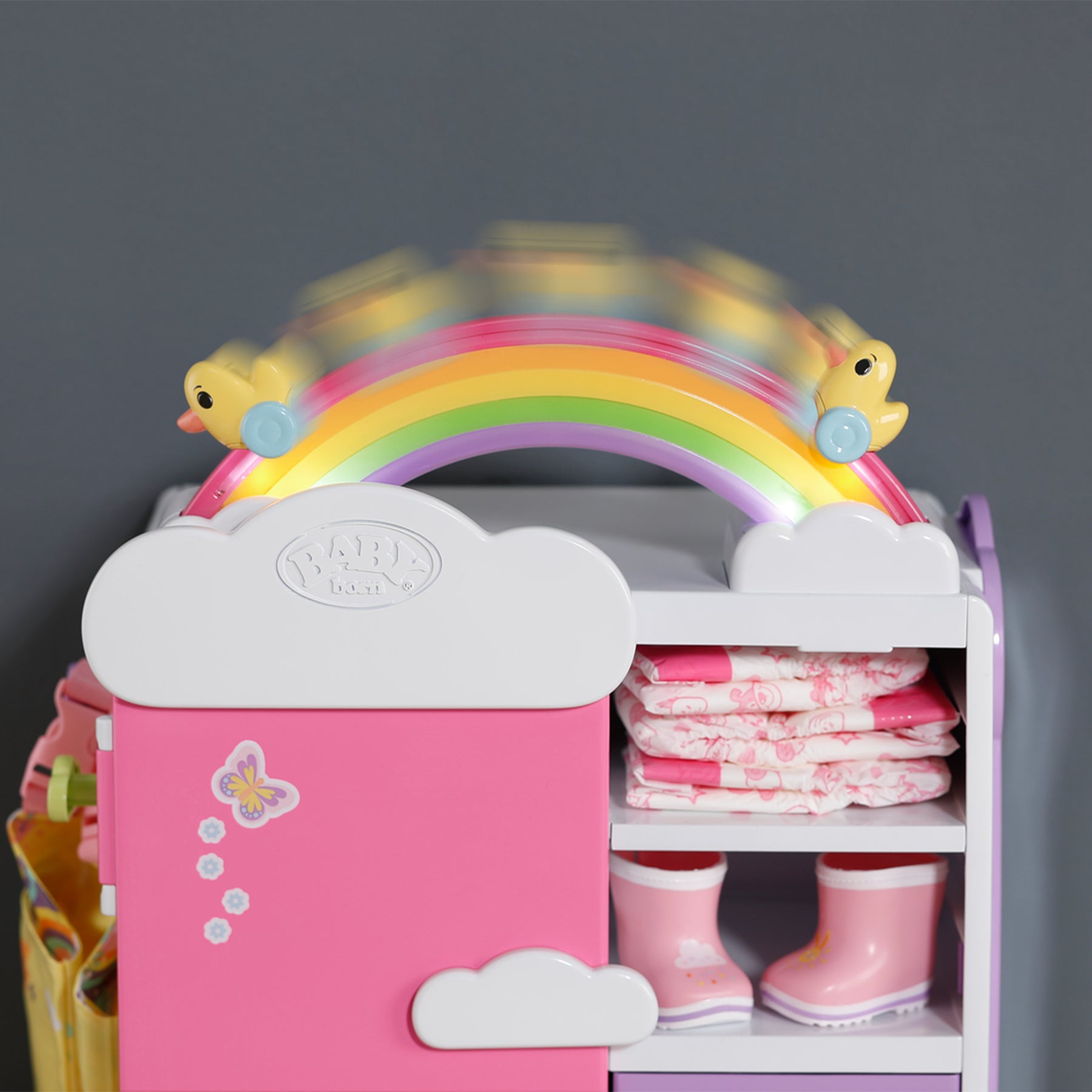 Baby Born Vaatekaappi Rainbow Äänellä ja Valolla