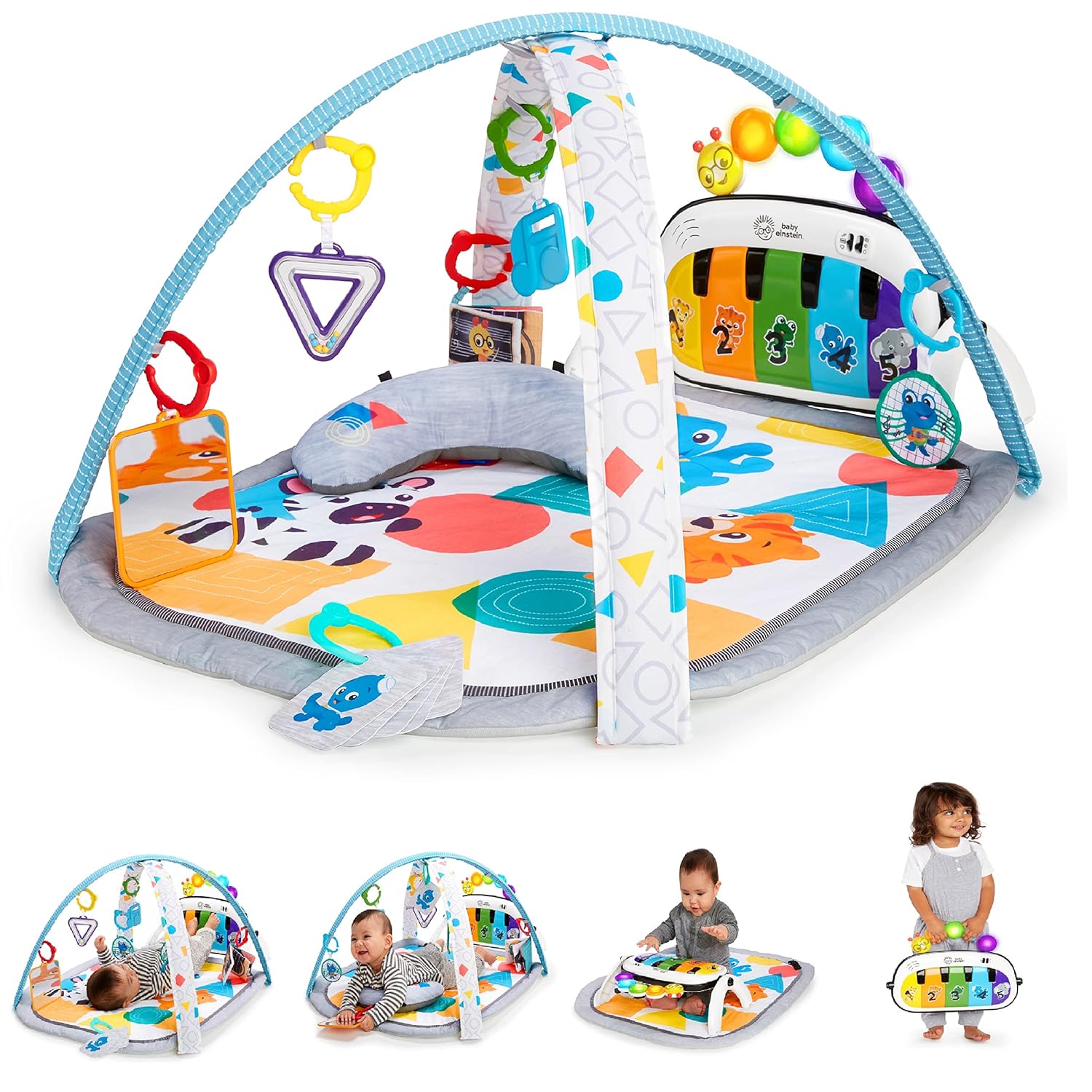 Baby Einstein 4-in-1 Kickin' Tunes Aktiviteettimatto Vauvajumppa Musiikki