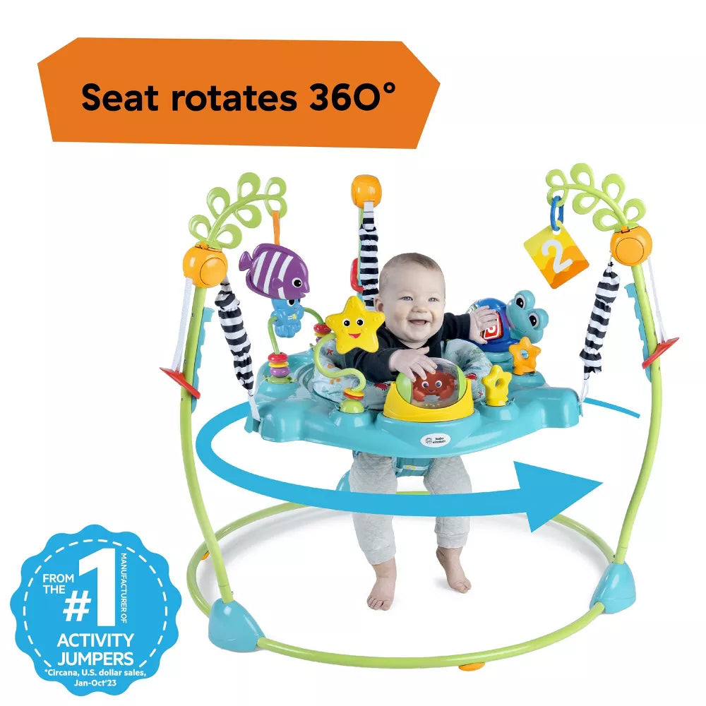 Baby Einstein Curiosity Cove 2 in 1 Activity Jumper Hyppykeinu/Aktiviteettikeinu