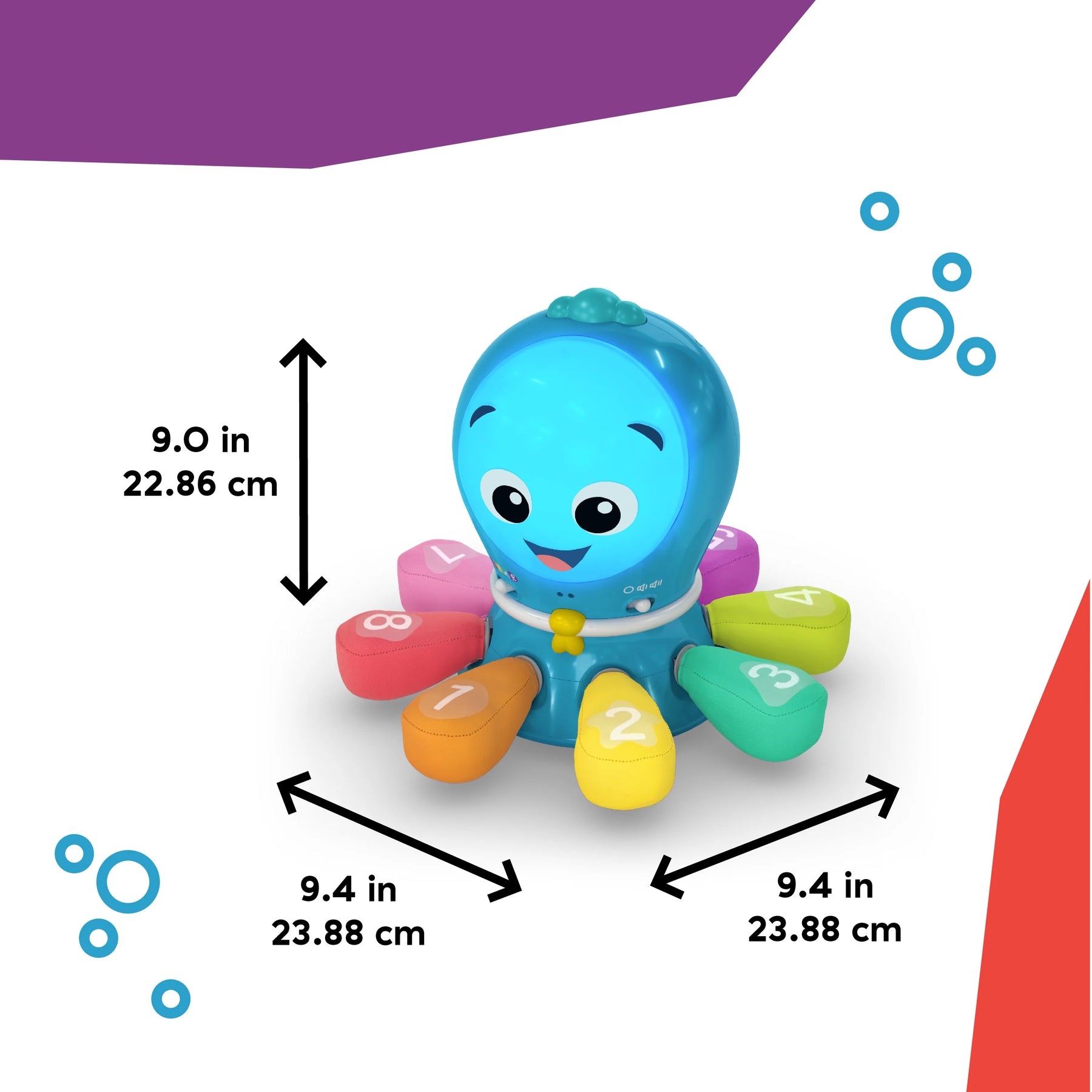 Baby Einstein Ocean Explorers Go Opus Go Liikkuva Mustekala Äänillä ja Valoilla