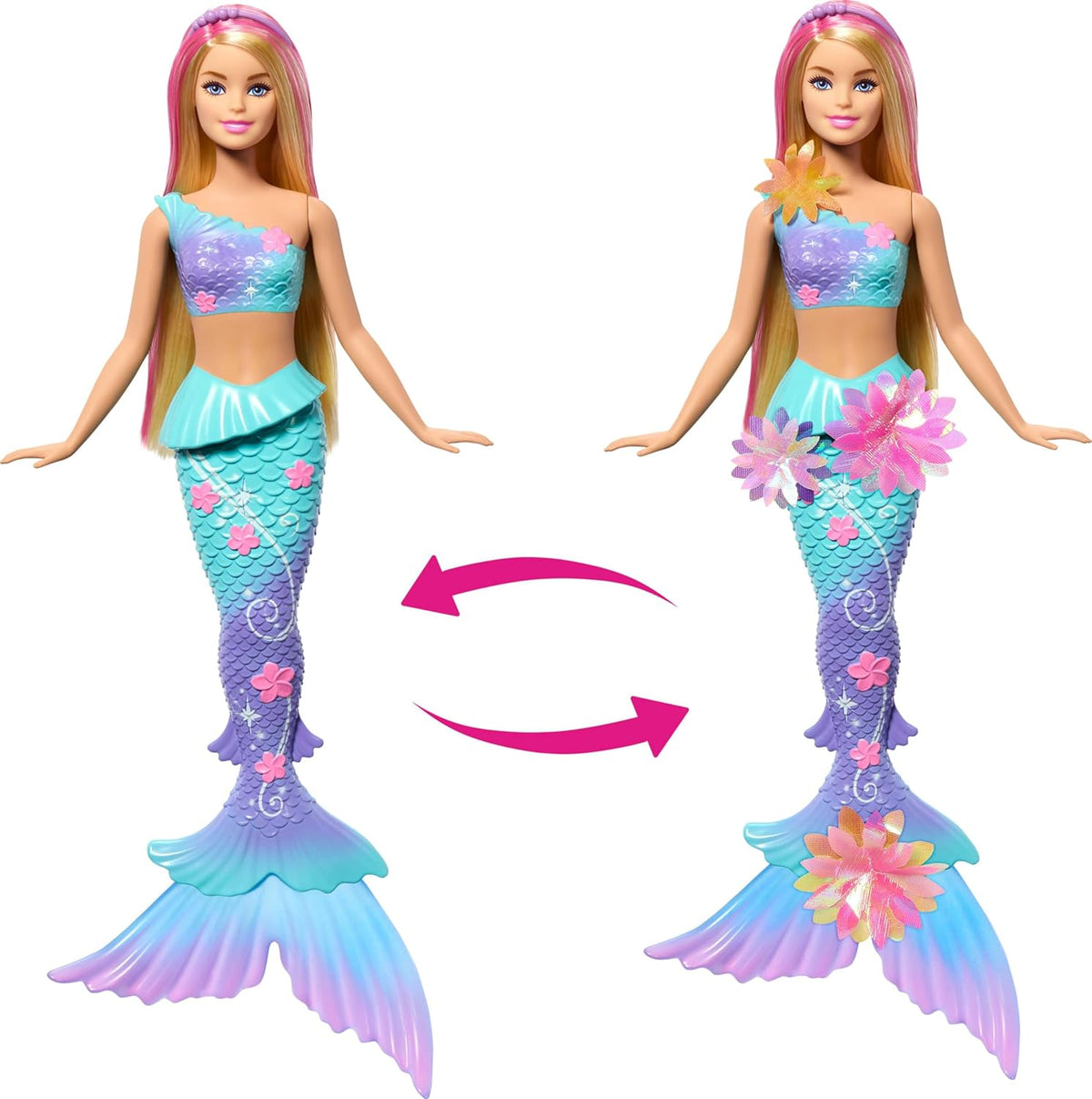 Barbie Blooming Mermaid Merenneito Nukke Lila
