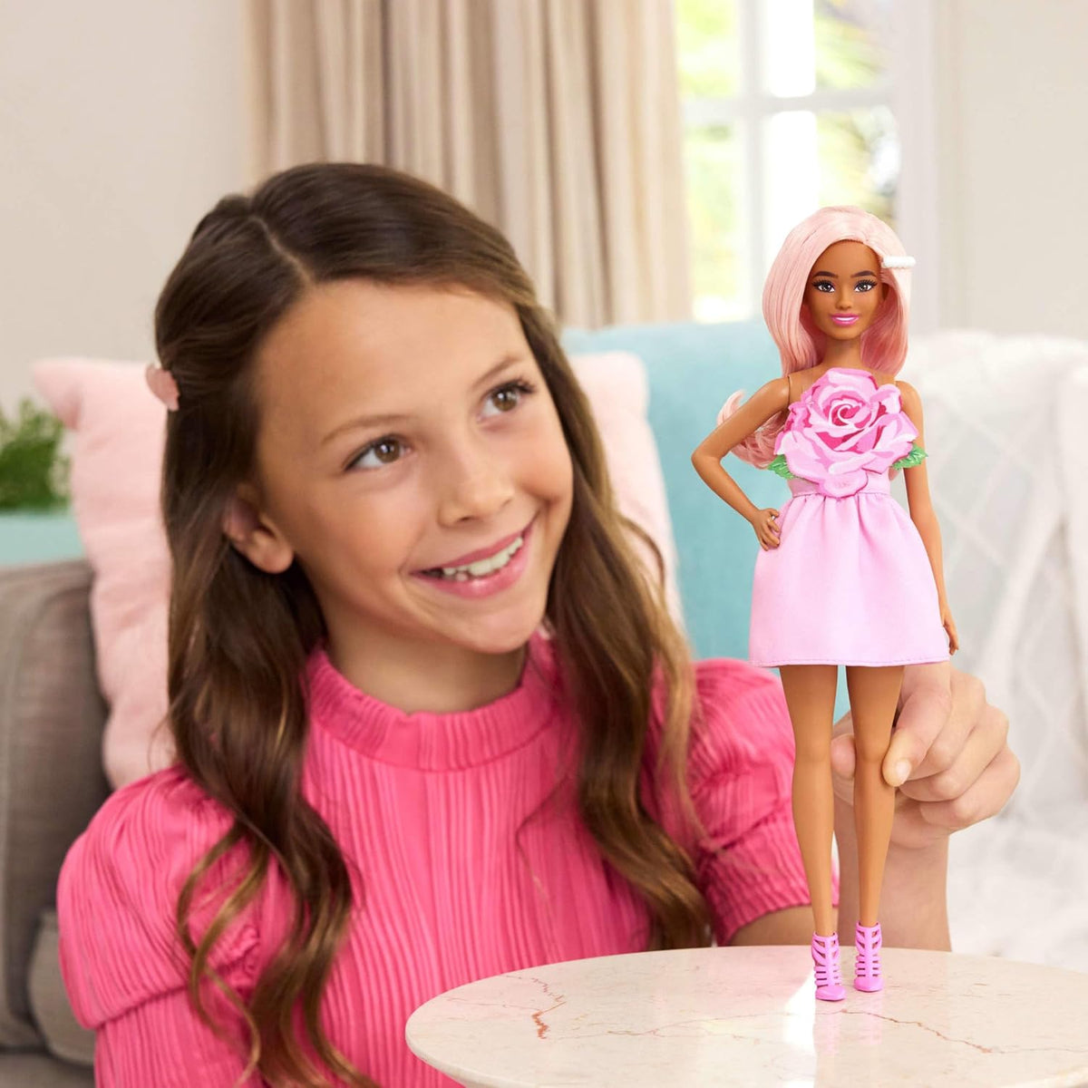Barbie Fashionistas Pinkissä Mekossa
