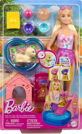 Barbie Puppy Pool Party Leikkisetti