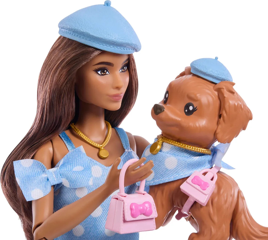 Barbie Twinning Looks Nukke ja Lemmikki Brunette