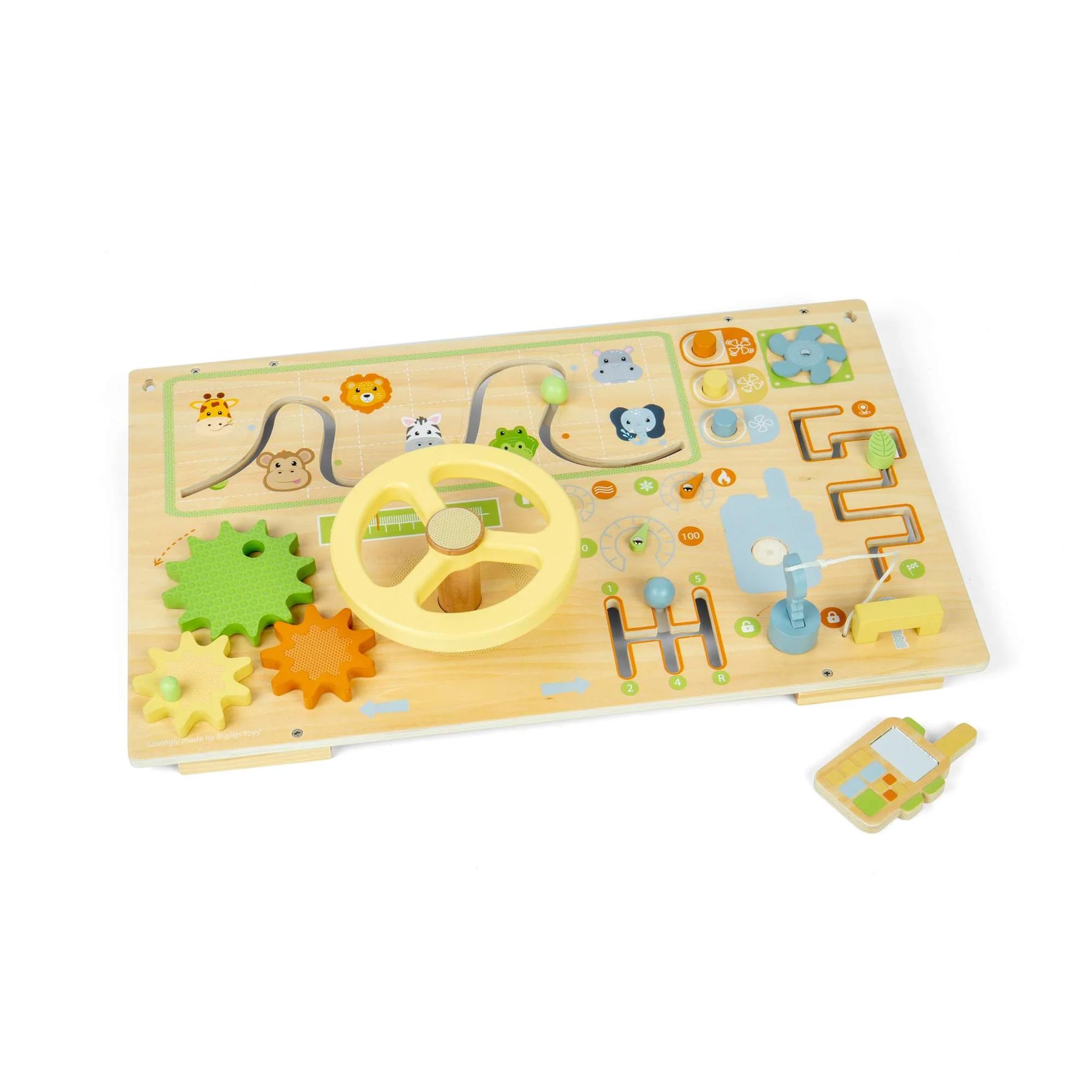 Bigjigs Busyboard Puinen Aktiviteettialusta