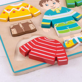 Bigjigs Dressing Boy -Palapeli