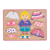 Bigjigs Dressing Girl -Palapeli