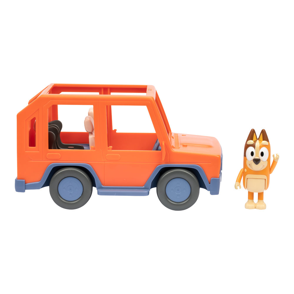 Bluey Family Road Trip Perheauto + Chilli (Äiti) 