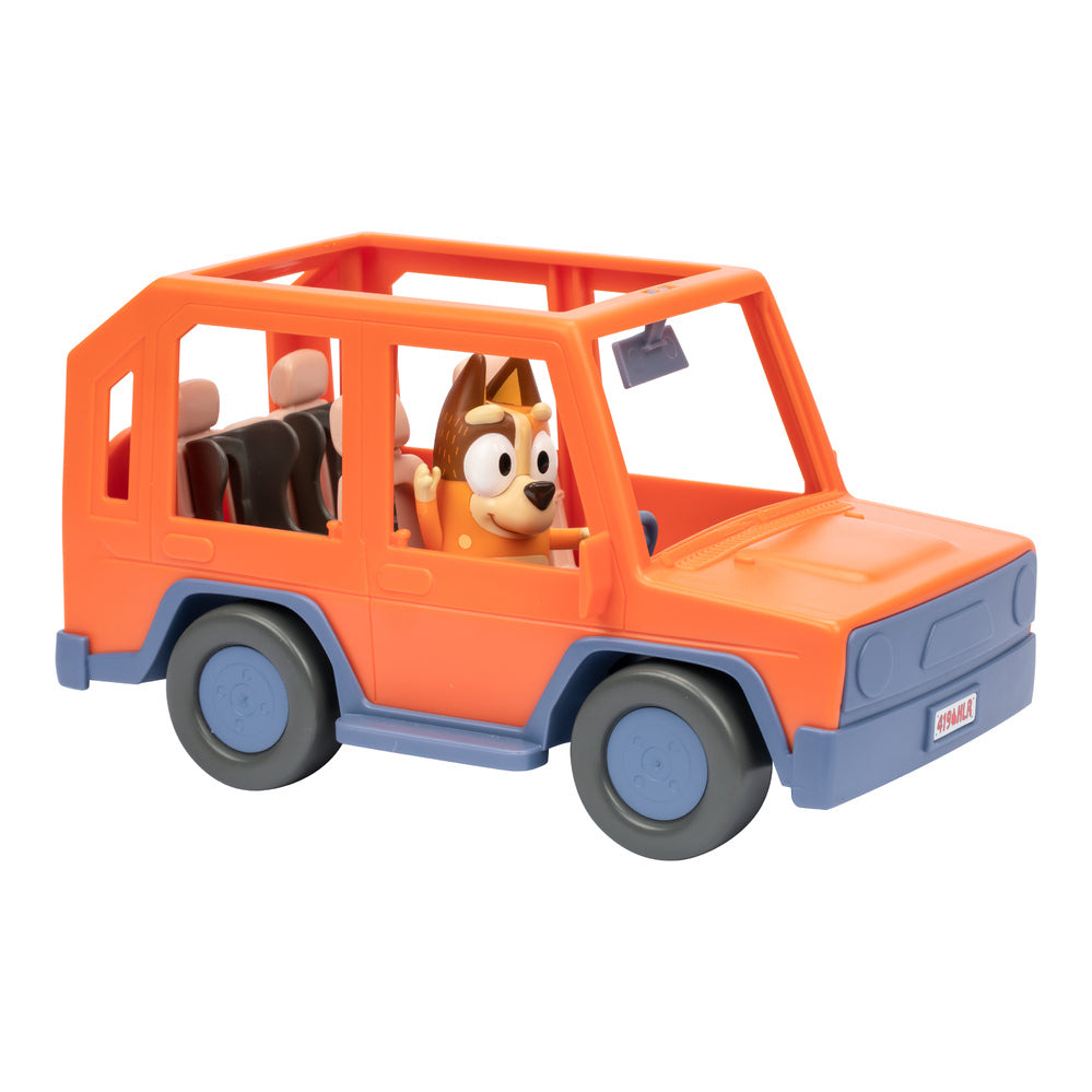Bluey Family Road Trip Perheauto + Chilli (Äiti) 